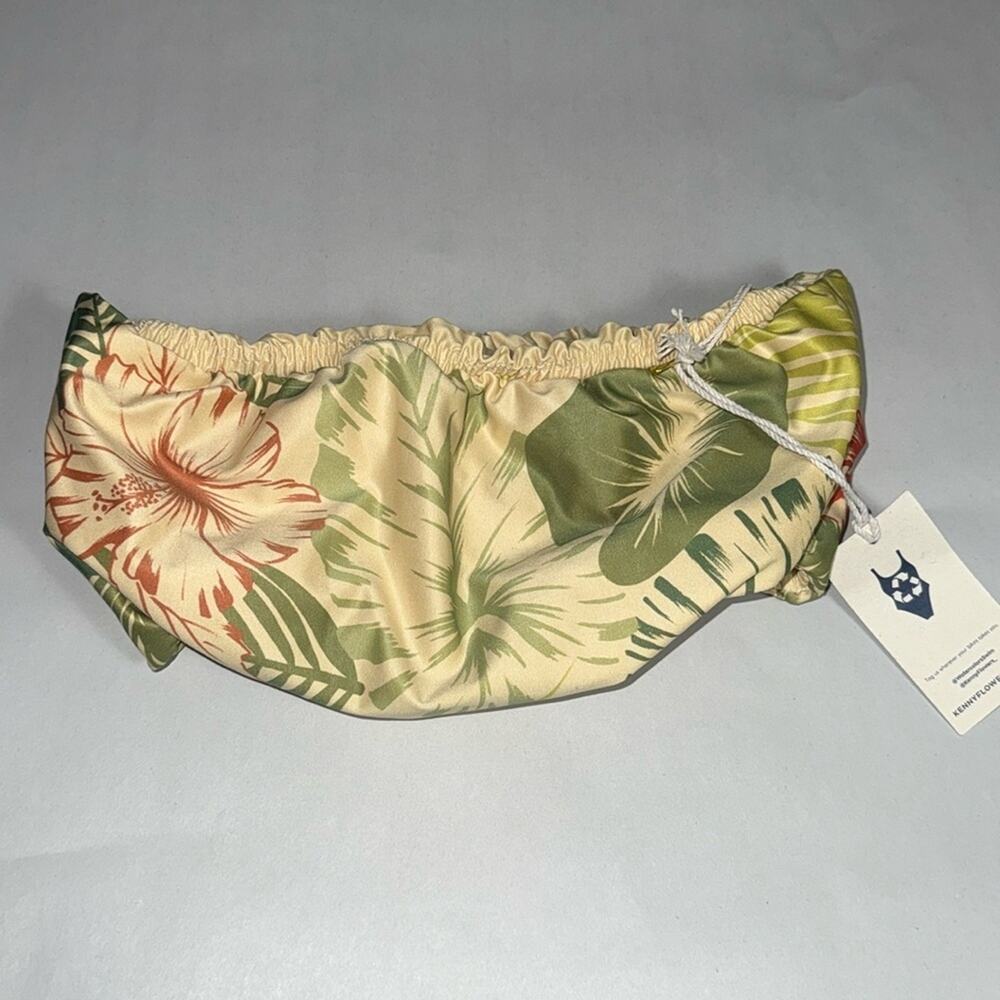 Watercolors by Kenny flowers bikini tube top. NWT.